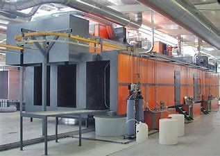 500kg/H κλίσης γρήγορη ξήρανση γραμμών επιστρώματος μετάλλων τύπων αυτόματη